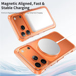 Vacuum-Sealed Transparent Airbag Magnetic Acrylic Phone Case, For iPhone 17 Pro Max, For iPhone 17 Pro, For iPhone 17