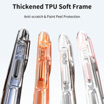 Vacuum-Sealed Transparent Airbag Magnetic Rotation Holder Acrylic Phone Case, For iPhone 17 Pro Max, For iPhone 17 Pro, For iPhone 17