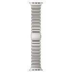 Magnetic Buckle Single-Bead Silicone Stainless Steel Watch Band, For Apple Watch 46mm / 49mm / 45mm / 44mm