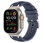 Triple-Layer Armour Silicone Watch Band, For Apple Watch 49mm / 46mm / 45mm / 44mm, For Apple Watch 42mm / 41mm / 40mm / 38mm
