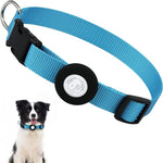 For AirTag 2nd Gen / AirTag 1st Gen Pet Collar Nylon Cat and Dog Collar, S 1.5 x 28 x 39cm, M 2.0 x 34 x 49cm, L 2.5 x 42 x 60cm