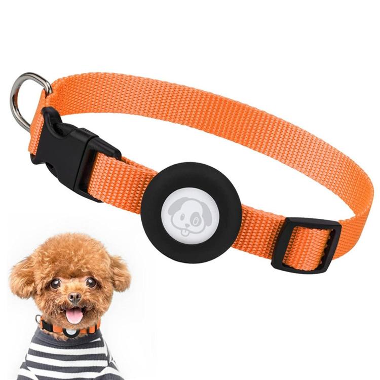 For AirTag 2nd Gen / AirTag 1st Gen Pet Collar Nylon Cat and Dog Collar, S 1.5 x 28 x 39cm, M 2.0 x 34 x 49cm, L 2.5 x 42 x 60cm