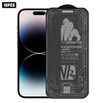 10pcs 3D Large Arc Edge Electroplated Explosion-Proof Scratch-Resistant Full-Screen 360 Privacy Tempered Glass Film, For iPhone 17 Pro Max, For iPhone 17 Pro, For iPhone 17, For iPhone Air, For iPhone 16 Pro Max, For iPhone 16 Pro, For iPhone 16       ...