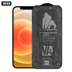 10pcs 3D Large Arc Edge Electroplated Explosion-Proof Scratch-Resistant Full-Screen 360 Privacy Tempered Glass Film, For iPhone 17 Pro Max, For iPhone 17 Pro, For iPhone 17, For iPhone Air, For iPhone 16 Pro Max, For iPhone 16 Pro, For iPhone 16       ...