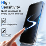 10pcs 3D Large Arc Edge Electroplated Explosion-Proof Scratch-Resistant Full-Screen 360 Privacy Tempered Glass Film, For iPhone 17 Pro Max, For iPhone 17 Pro, For iPhone 17, For iPhone Air, For iPhone 16 Pro Max, For iPhone 16 Pro, For iPhone 16       ...