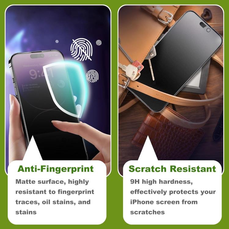 10pcs 3D Large Arc Edge Electroplated Explosion-Proof Scratch-Resistant Full-Screen Frosted HD Tempered Glass Film, For iPhone 17 Pro Max, For iPhone 17 Pro, For iPhone 17, For iPhone Air, For iPhone 16 Pro Max, For iPhone 16 Pro, For iPhone 16        ...