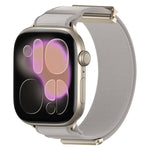 Double-Jointed Magnetic Metal-Tip Nylon Watch Band, For Apple Watch 49mm / 46mm / 45mm / 44mm, For Apple Watch 42mm / 41mm / 40mm / 38mm