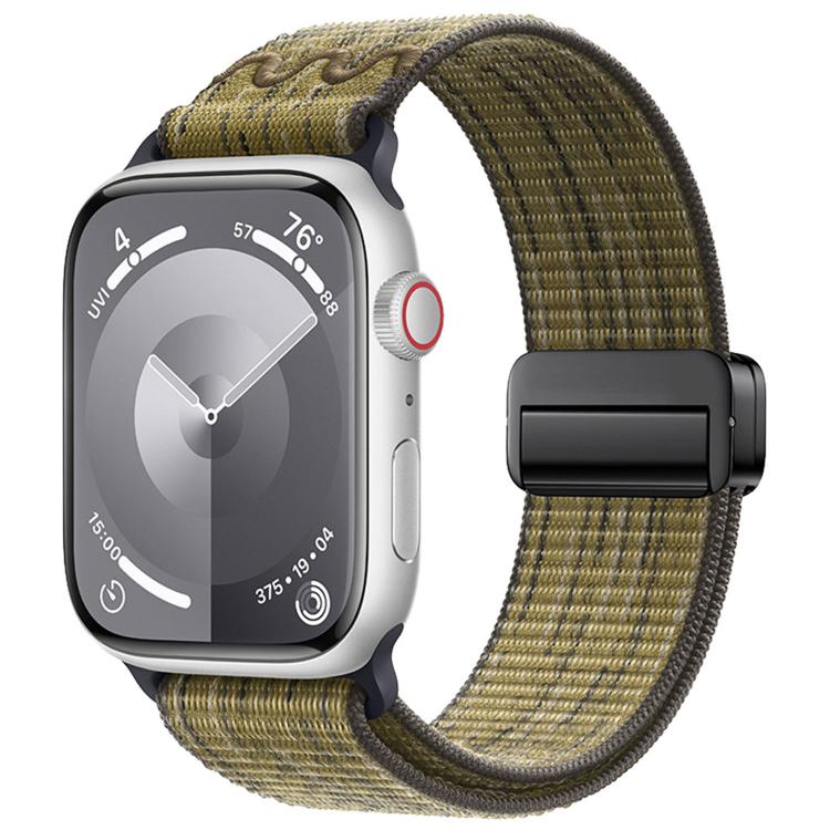 Magnetic Buckle Loop Nylon Watch Band, For Apple Watch 46mm / 49mm / 45mm / 44mm, For Apple Watch 42mm / 41mm / 40mm / 38mm