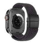 Metal Buckle Magnetic Clasp Nylon Woven Watch Band, For Apple Watch 49mm / 46mm / 45mm / 44mm, For Apple Watch 42mm / 41mm / 40mm / 38mm