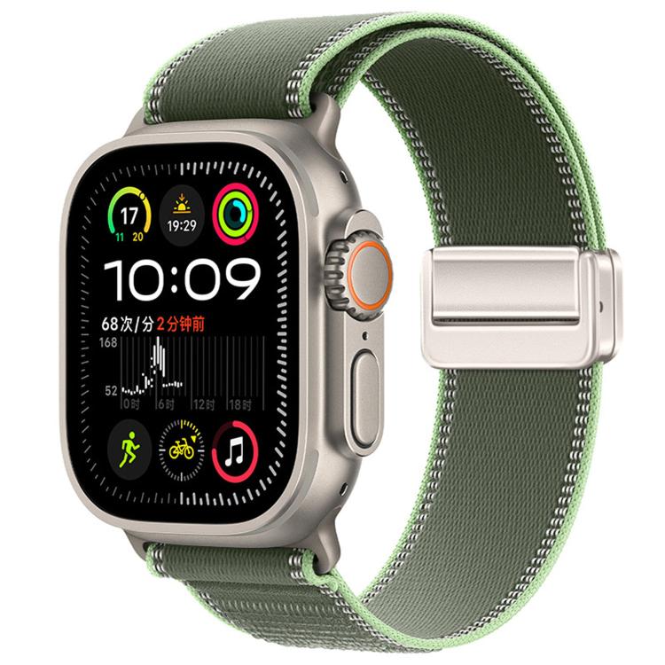 Magnetic Buckle Trail Loop Nylon Watch Band Watch Band, For Apple Watch 46mm / 49mm / 45mm / 44mm, For Apple Watch 42mm / 41mm / 40mm / 38mm
