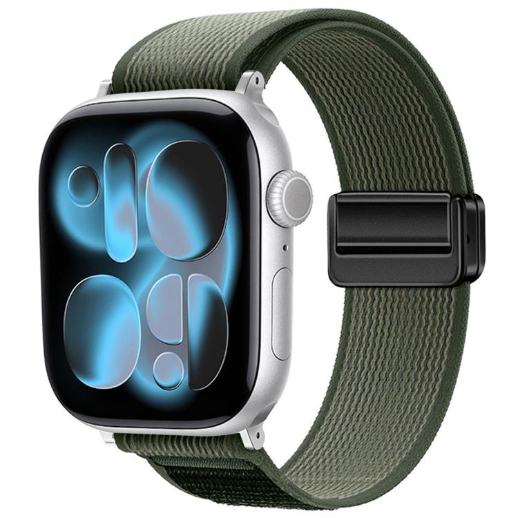 Magnetic Buckle Trail Loop Nylon Watch Band Watch Band, For Apple Watch 46mm / 49mm / 45mm / 44mm, For Apple Watch 42mm / 41mm / 40mm / 38mm