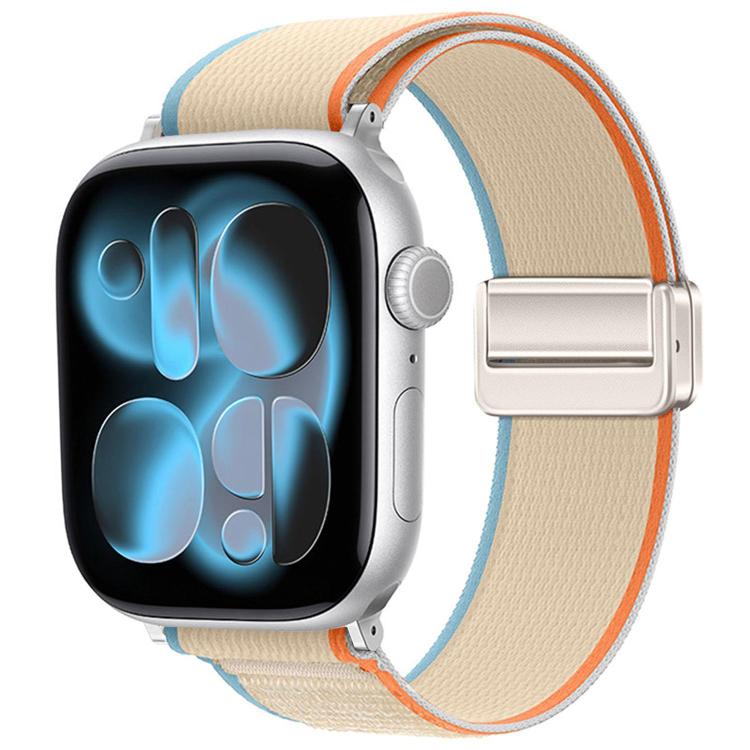 Magnetic Buckle Trail Loop Nylon Watch Band Watch Band, For Apple Watch 46mm / 49mm / 45mm / 44mm, For Apple Watch 42mm / 41mm / 40mm / 38mm