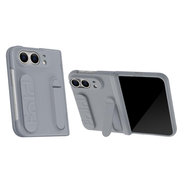 Bazher Shell Film Integrated Holder Shockproof Phone Case, For iPhone Duo