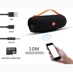 E13 Mini Portable Wireless Bluetooth Speaker Stereo Speakerphone Radio Music Subwoofer Column Speakers with TF FM, RED, BLUE, BLACK
