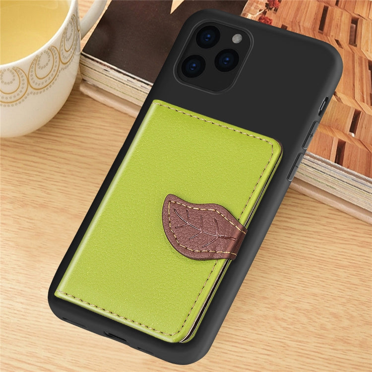 For iPhone XI 2019 Litchi Pattern Card Bag Wallet Bracket + TPU Phone Case with Card Slot Wallet Bracket Function, For iPhone 11 Pro