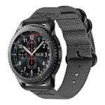 For Samsung Galaxy Watch Active 20mm S3 Nylon Three-ring Strap, For Samsung Galaxy Watch Active 2 20mm / Gear S3