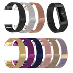 Stainless Steel Magnet Wrist Strap for FITBIT Charge 4 / 3，Small Size: 190x18mm, Size：190x18mm