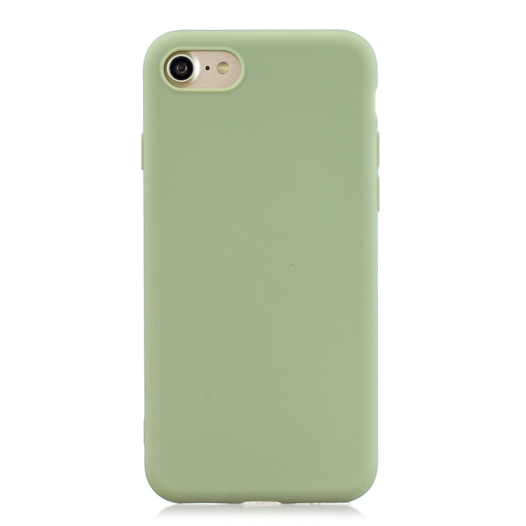 For iPhone SE (2020) Solid Color Aatte TPU Phone Case, Green, Red, Light Blue, Magenta, Yellow, Orange, Skay Blue, Gray, Khaki, Pink