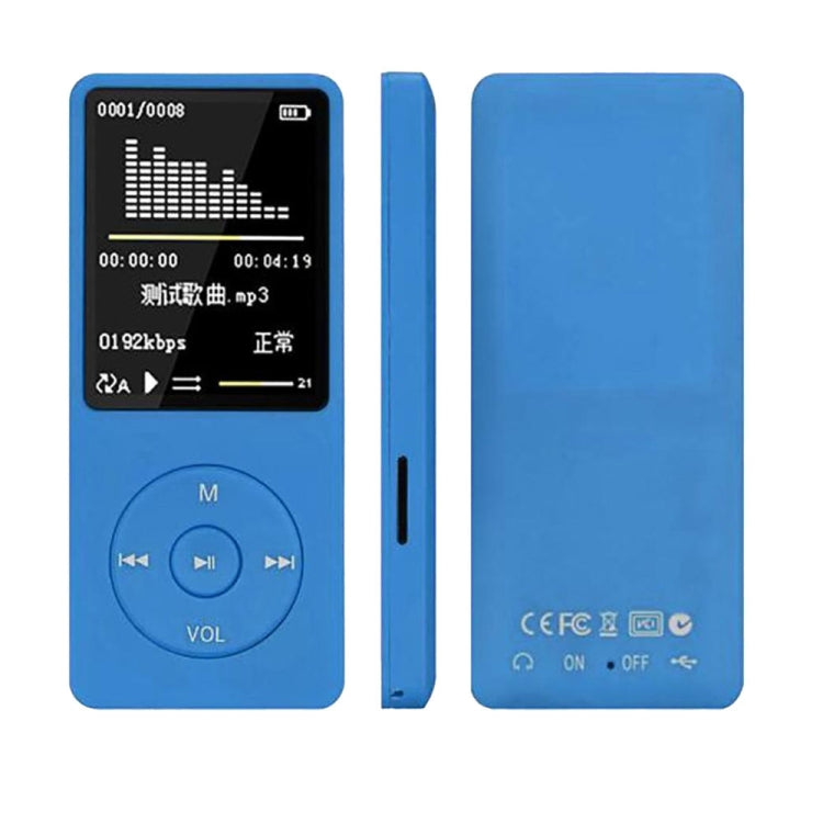 Fashion Portable LCD Screen FM Radio Video Games Movie MP3 MP4 Player Mini Walkman, 8GB, 4GB