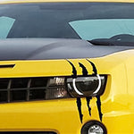 Reflective Car Sticker Monster Scratch Stripe Claw Marks Car Auto Headlight Decoration Vinyl Decal Car Stickers, Size:40X12cm