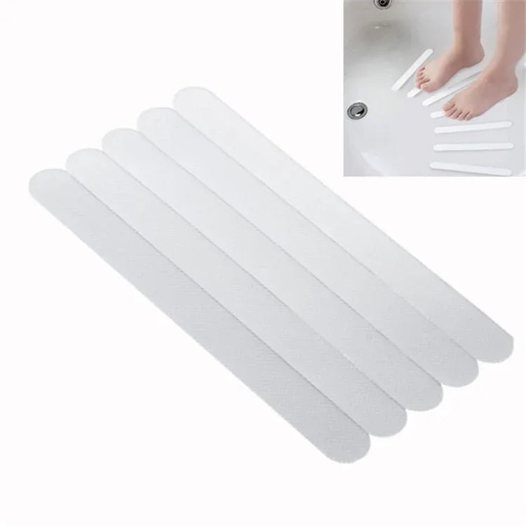5 in 1 Stairs And Steps Non-slip Tape Bathroom Shower Room Anti-slip strip Bathtub Transparent Anti-slip Stickers, Transparent Anti-slip Stickers