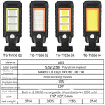 Solar Lamp Body Induction Wall Lamp LED Outdoor Waterproof Lighting Street Lamp, 128 COB