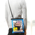 Multipurpose Single Shoulder Outdoor Transparent Waterproof Bag for Mobile Phone Small Objects