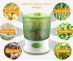 Intelligent Bean Sprouts Maker Household Upgrade Large Capacity Thermostat Green Seeds Growing Automatic Sprout Machine, Intelligent Bean Sprouts Maker