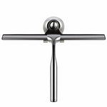 Glass Window Squeegee Cleaner Shower Bathroom Mirror Rubber Wiper With Suction Hook Water Vapor Removal, Glass Window Squeegee Cleaner