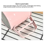 Stainless Steel  Flour Sieve Baking Tool Hand-Pressed Flour Sieve