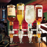 Aluminum Alloy Wall-mounted Dosing Dispenser Cocktail Bartender Wine Head, Quantitative 30 ml