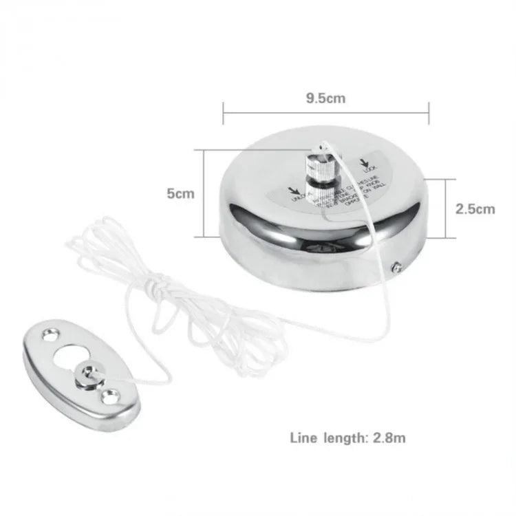 Portable Stainless Steel Retractable Clothesline Indoor Outdoor Laundry Hanger Clothes Drying Rack Rope, Stainless Steel Wall Hanging