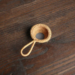 Bamboo Woven Creative Filter Reusable Filter Tea Colander Gadget, Bamboo Root Tea Leak, Bamboo Pole Gauze Plum Tea Leak, Bamboo Pole Hole Tea Leak, Rattan Tea Drain with Handle, Bamboo Woven Tea Leak, Bamboo Basket Tea Leak