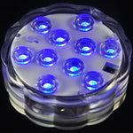 RGB Diving Knob Aquarium Waterproof Light Underwater Submersible Lamp