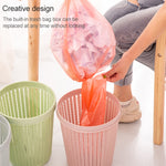 Household Removable Plastic Trash Bin Built-in Trash Bag Box