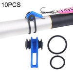 10 PCS/Bag Plastic Fishing Hook Keeper for Fishing Rod Pole Fishing Lures Bait  Safety Holder Fishing Tackle, Red, Purple, Black, Blue, Yellow, Pink, Orange, Green