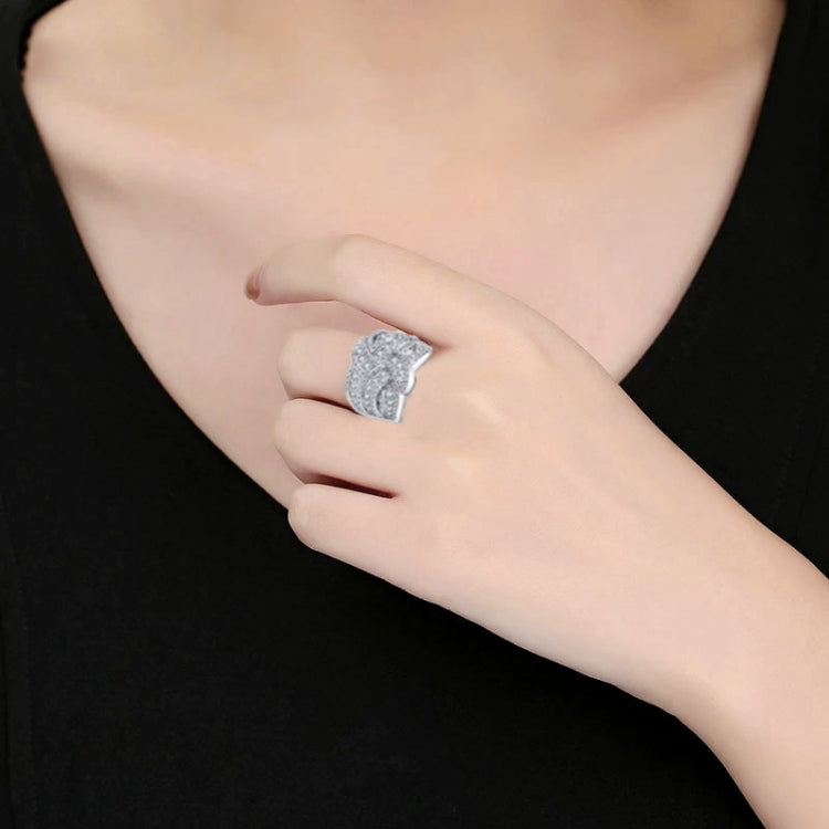 Women Fashion Luxury Zircon Stone Rings, 6