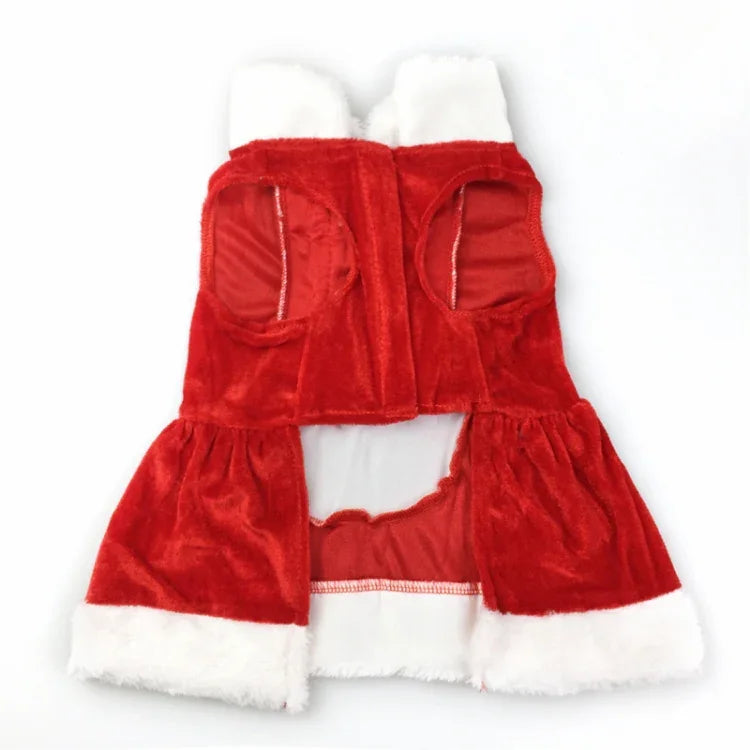 Christmas Dog Clothes for Small Dogs Santa Dog Costume Winter Pet Coats, L, M, S, XS, XXS