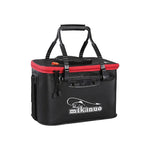 Thickened Multifunctional Folding Live Fish Box Fishing Bucket, 35 cm (with Handle without Side Pockets)