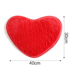 Heart Shape Non-slip Bath Mats Kitchen Carpet Home Decoration, 30*40CM, 40*50CM, 50*60CM, 60*70CM