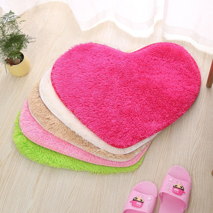 Heart Shape Non-slip Bath Mats Kitchen Carpet Home Decoration, 40*50CM, 50*60CM, 60*70CM, 70*80CM