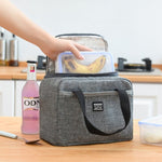 Thickened Handheld Lunch Bag Insulated Bento Bags Kids Lunch Kits