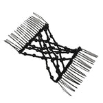 3 PCS Woman Elastic Magic DIY Vintage Headband Fashion Hair Maker Bun Hair Combs Metal Hairpins Hair Accessories