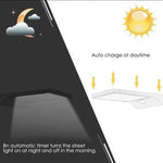 Solar Lights Outdoor 36 LED Super Bright Solar Lamp 280LM Motion Sensor Security Lights Wireless Waterproof Flexible Wall Lights