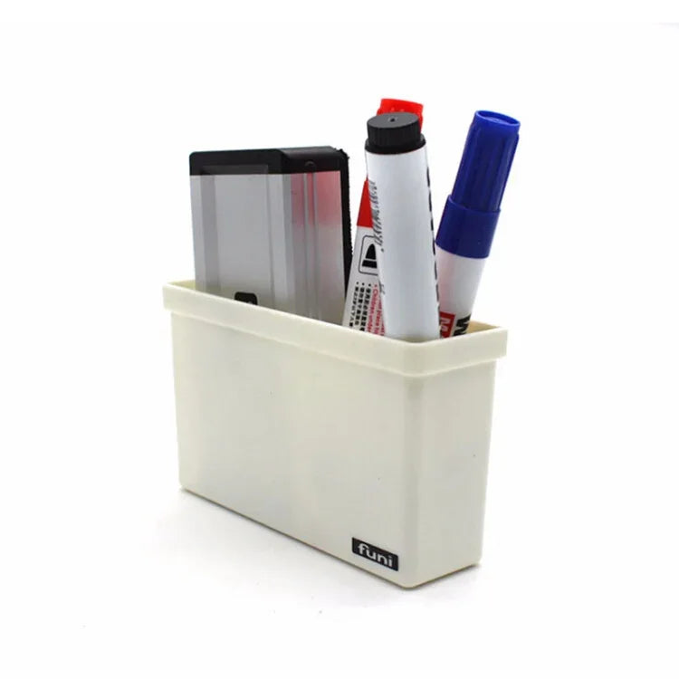 2 PCS Magnetic Plastic Storage Box Drawer Blackboard Chalk Pens Desk Storage Organiser Home Storage Boxes, Magnetic Storage Box