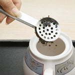 2 PCS Stainless Steel Round Teabag Tongs Tea Bag Squeezer Holder Grip, Squeezer Holder Grip