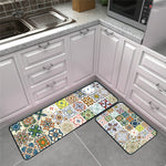 Modern Geometric Kitchen Anti-skid Mat Rugs Carpets, 40x60cm, 40x120cm, 50x80cm, 50x160cm, 40x60cm+40x120cm, 50x80cm+50x160cm