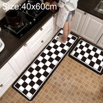 Geometric Lattice Carpet Kitchen Bath Antiskid Mat, 40x60cm, 40x120cm, 50x80cm, 50x160cm, 40x60cm + 40x120cm, 50x80cm + 50x160cm