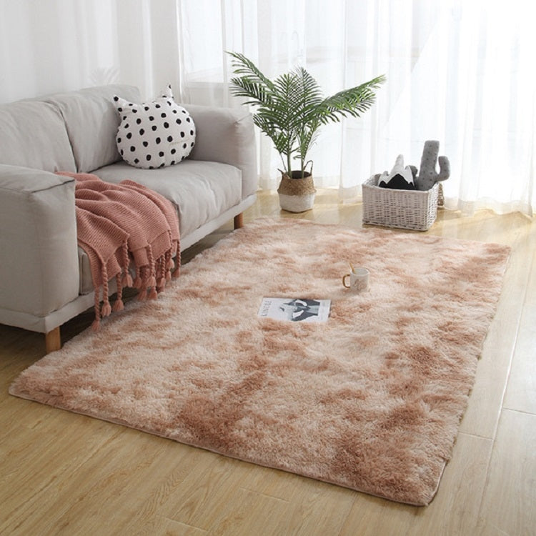 Simple Sofa Bedside Gradient Carpet Living Room Bedroom Mat, Light Blue 40x60cm, Pink 40x60cm, Light Grey 40x60cm, Dark Grey 40x60cm, Camel 40x60cm, Dark Camel 40x60cm, Coffee 40x60cm, Light Blue 50x80cm, Pink 50x80cm, Light Grey 50x80cm