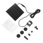 Garden Rockery Decoration Solar Fountain DC Water Pump Suspension Sprinkler, Solar Fountain